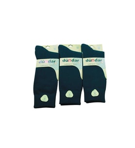Dündar Erkek Plus Lambswool Yün Çorap 5909 - 12 Adet (Siyah)