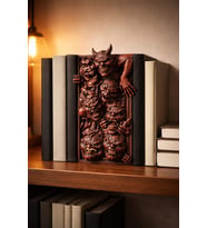 3 Boyutlu Kitaplık Aksesuarı Doğal TAŞ Kitap Tutucu Dekoratif BOOK NOOK Kitap Ayracı 3D Dekor