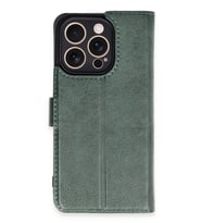 iPhone 16 Pro Kılıf Trend S Plus Kapaklı Kılıf - Yeşil