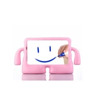 Fuchsia Via S48 ile Uyumlu kOkO Eğlenceli Karakterli Standlı Yumuşak Çocuk Tablet Kılıfı