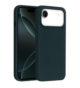 iPhone 17 Pro ile Uyumlu Karbon Fiber Desenli Premium K?l?f Kevlar Kenar ?nce ve Hafif Tasar?m Kablosuz ?arj ve MagSafe ile uyumlu Telefon K?l?f? Mavi