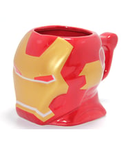 Marvel Iron Man Kabartmalı Kask Tasarımlı Kupa Bardak