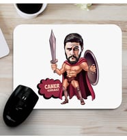 Spartalı Asker Karikatürlü Mouse Pad
