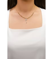 TAŞLI ANAHTAR KOLYE 14 AYAR A052090
