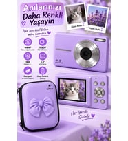 4K Figürlü Çantalı Dijital Video Kamera 44MP 16X Zoom Işıklı Kart Dijital Fotoğraf Makinesi 64gb Haf