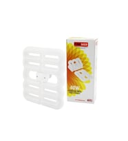 FLOWER KATLANIR - 4B ŞEKİL 21X23.5CM 40W - E27 BEYAZ LED LAMBA AMPUL 3600 LÜMEN - 6500K (5343)