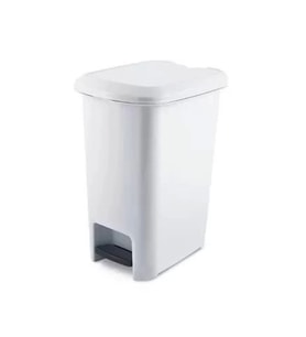 Üçsan 1056 Slim Pedallı Çöp Kovası 44x31x55cm 40 Lt (Çok Renkli)
