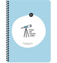 Hisli Şeyler A4 Kareli Spiralli Stickerli Defter Gözüm Yükseklerde