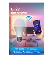 Alpsmart AS-8229 CW Akıllı Wifi Led Lamba Tuya Destekli 9W Ampül (Beyaz)