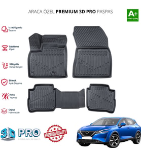 QASHQAİ E-POWER ARACA ÖZEL 3D PASPAS 2021 2022 2023 2024 2025