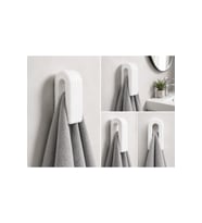 Banyo Mutfak Pratik Havlu Askılığı Yapışkanlı İz Bırakmaz 2 Adet