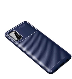 Samsung Galaxy A02S Kılıf Esnek Soft Karbon Tasarım Legion Serisi (Lacivert)