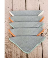 5'li Micro-cotton Bebek Ağız Mendili Önlük Havlu