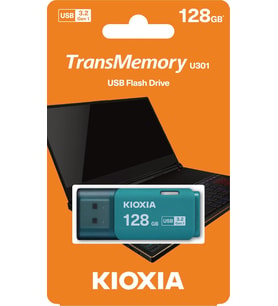 TransMemory U301 128GB USB Bellek – USB 3.2 Gen 1, Açık Mavi