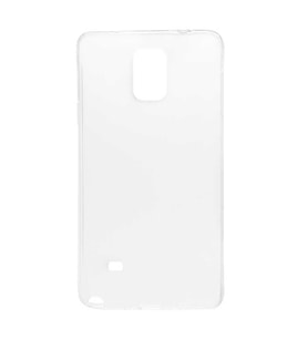Galaxy Note 4 Kılıf Zore Şeffaf İnce ve Esnek Süper Silikon Kılıf (Renksiz)