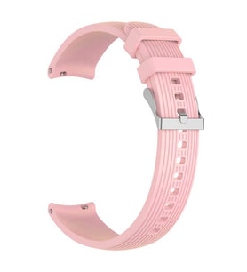 Huawei Watch GT 3 42mm Uyumlu Kordon Silikon Çizgili Spor Yumuşak KRD-18 Kayış