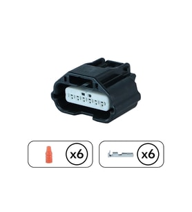 Gaz Kelebek Soketi 6 Pin Kablosuz