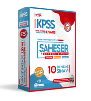 2024 KPSS Lisans Anamorfik Yayınları GYGK ŞAHESER Türkiye Geneli Kurumsal 10’lu