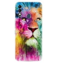 Tecno Spark 8T Kılıf Resimli Desenli Baskılı Silikon Colorfull Leon 2 1388