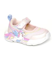 PEPINO -2203 Rahat Hafif  Bebe Babet Isıklı Spor Ayakkabı (Pudra)