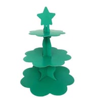 Düz Yeşil Kek Standı M284