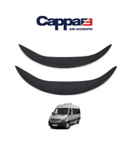 CAPPAFE Mercedes Sprinter W906 Arka Teker Kaplama (ABS) 2 Parça Mat Siyah 2014-2018