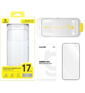 Crystalline HD İphone 17 Pro Max / 18 Pro Max Temperli Cam Ekran Koruyucu, Çizilmeye Dayanıklı, Kırılmaz, Parmak İzi tutmaz