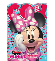 Disney Minnie Çok Boya Çıkartmalı Dev Boyama Kitabı