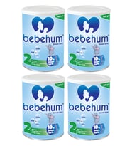 Bebehum 2 Numara Teneke Devam Sütü 6-9 Ay 400 gr x 4 Adet