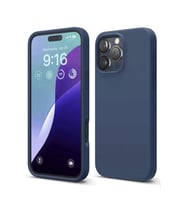 Newface Apple iPhone 16 Pro Max Kılıf Nano içi Kadife Silikon - Lacivert
