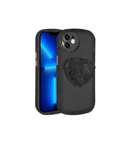 Apple iPhone 11 Uyumlu Kılıf Kamera Korumalı Pop Soketli Renkli Zore Ofro Kapak (Siyah)