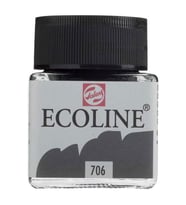 Talens Ecoline Sıvı Suluboya 30 ml. 706 Deep Grey 