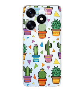 PrintiFy Tecno Spark 10C ile Uyumlu Water Color 4  Kamera Korumalı Şeffaf  Kılıf