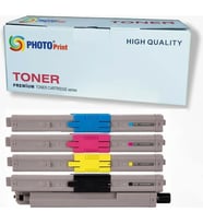 Photo Print ® Okı C332 / MC363 C332DN / C332DNW / MC363 / MC363DN / MC363DNW 4 Renk Ithal Muadil Toner Seti 3.500 Syf Renkli (Çok Renkli)