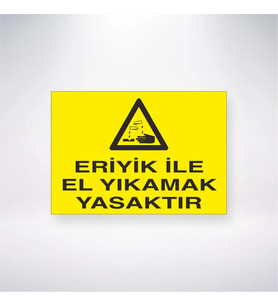 Eriyik İle El Yıkamak Yasaktır