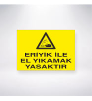 Eriyik İle El Yıkamak Yasaktır