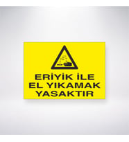 Eriyik İle El Yıkamak Yasaktır