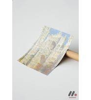 Claude Monet Rouen Katedrali, Çerçevesiz Yüksek Kalite Duvar Afişi - Sanatsever