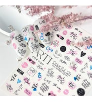 Stiker Arti 128 Love you - Aşk teması