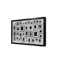 Soyut Çerçeveli Mdf Tablo