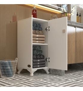 Kenzlife kilitli dolap rana39 byz 68*39*39 banyo dolabı hazır mutfak ofis kiler kitaplık evrak ayaklı (Karışık)