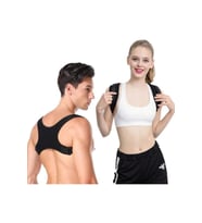Unisex Siyah Ortopedik Dik Duruş Korsesi