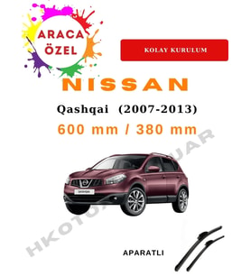 Nissan Qashqai  (2007-2013) Araca Özel Silecek Ön İki Aparatlı