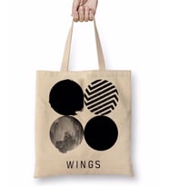 Bts Wings Bez Çanta Uzun Saplı