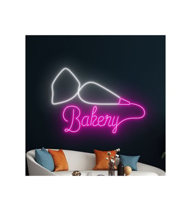 Bakery Yazılı ve Şekilli Neon Tabela