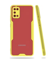 Galaxy A02S Kılıf Platin Silikon - Sarı
