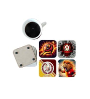 Ghostbastır Design Galatasaray Dekoratif Ahşap Bardak Altlığı Seti 0124