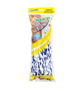 Elmop PM02 Yedek Islak Vidalı Mop Paspas Püskül Ucu - Pamuklu Mikrofiber İpli Mop Yedeği Başlığı