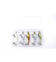 PROFISHER 5 li Set Sert Yapay Balık Yem 3.5g 5 cm Bölmeli Kutu İçinde