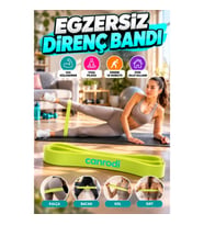 Çok Amaçlı Egzersiz Direnç Bandı – Yoga, Pilates, Fitness ve Esneme Lastiği
